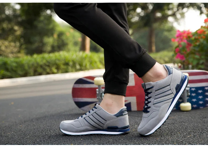 Brand Sneakers Men Outdoor Running Shoes High Quality Lace-Up Men Casual Shoes Fashion Comfortable Walking Shoes Tenis Hombres - Sun Studio