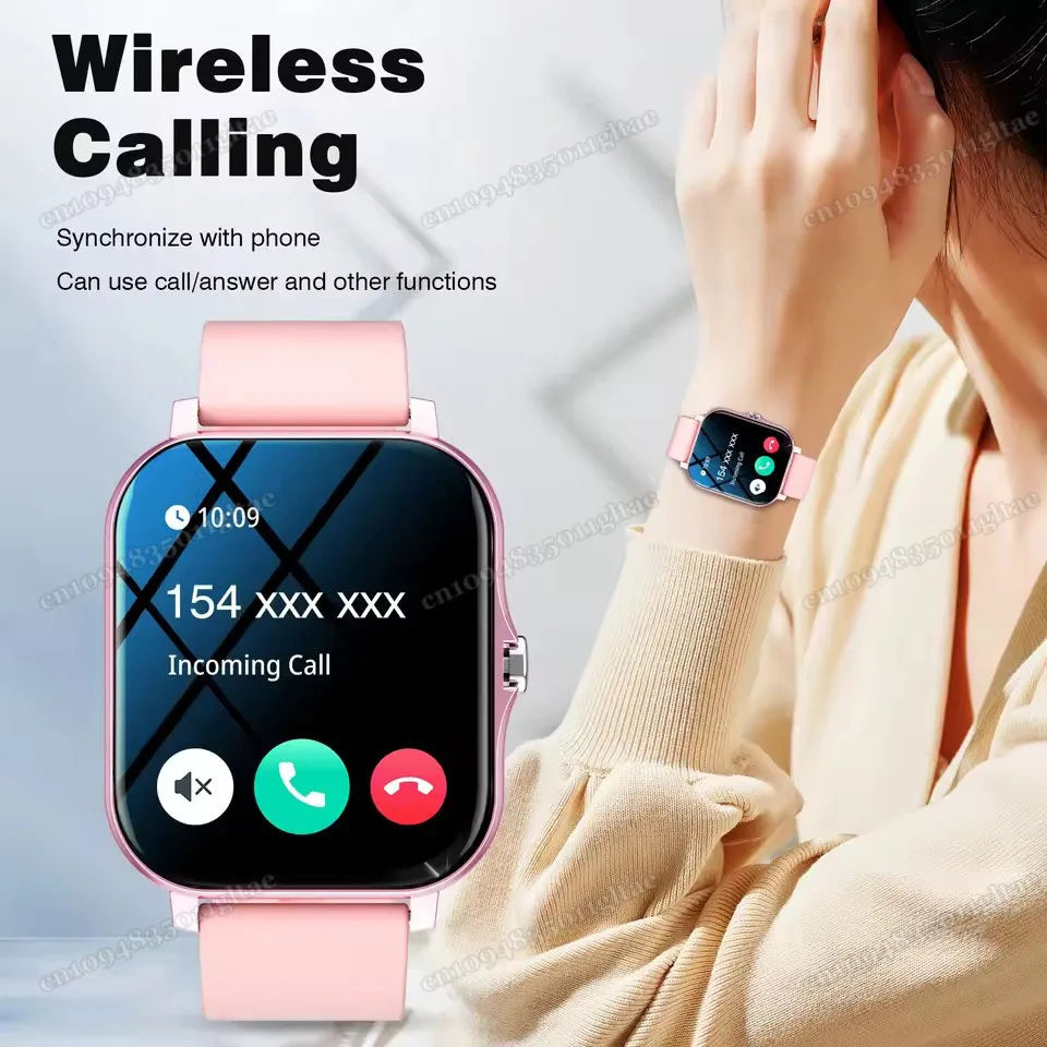 Smart Watch For Android IOS Watches 2.01inch HD Display Bluetooth Call Message Alert Music Sports Mode Smartwatch Men Women Gift - Sun Studio