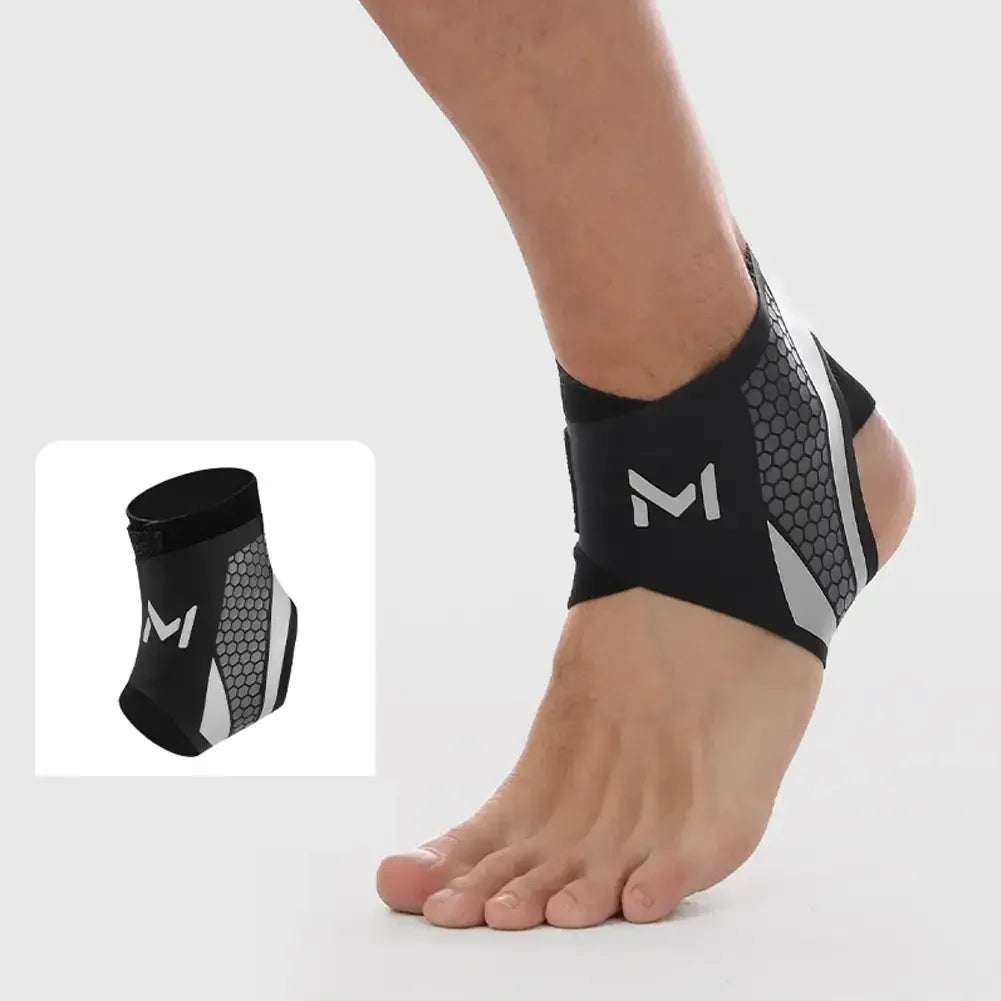 1PC Professional Y-Type Ankle Brace - High Elastic Bidirectional Compression Anti-Sprain Guard for Basketball Sports - Sun Studio