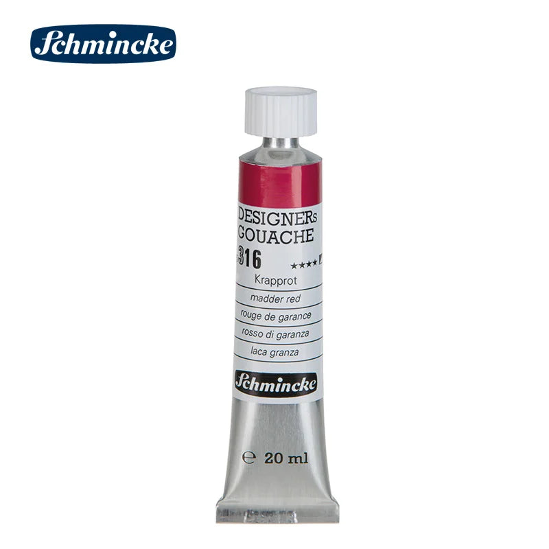 Germany Schmincke Designer Gouache Paint Tube 20ml Opaque Gouache Paint Professional Artist 48 Colors Drawing Art Supplies Cute