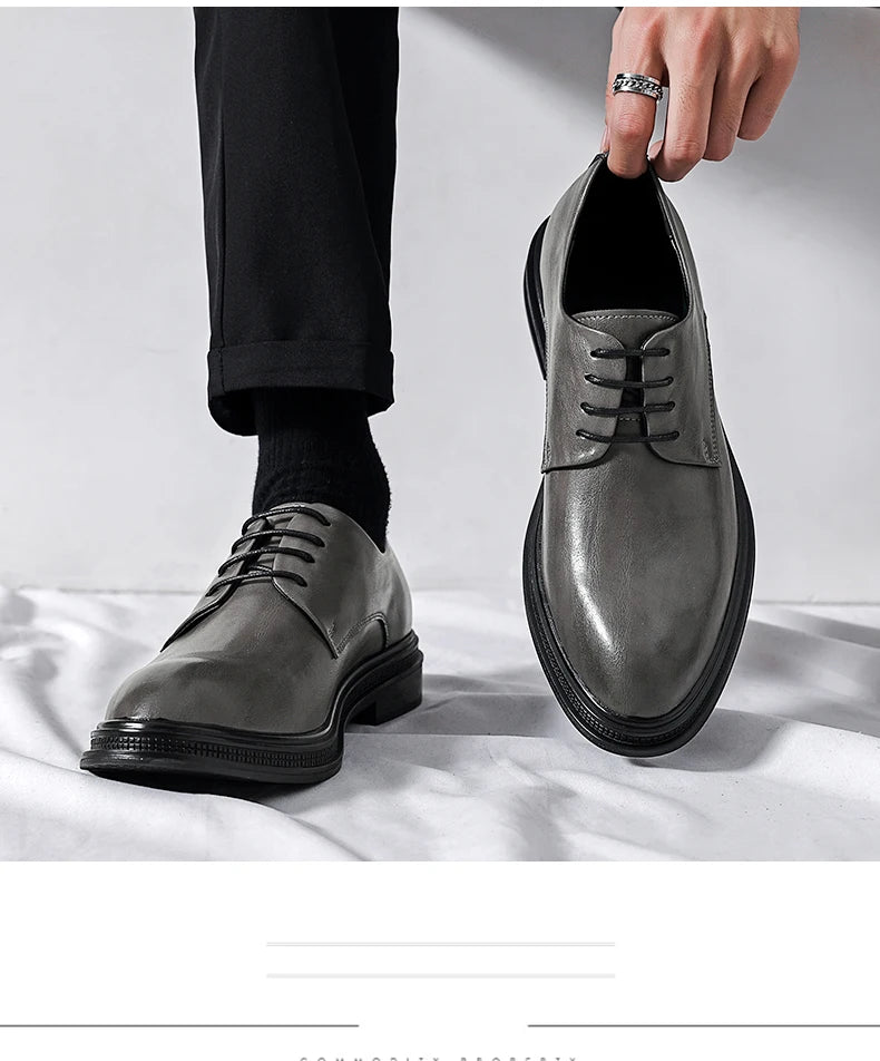 2024 Italian Dress Shoes Men Wedding Party Shoes High Quality Casual Loafer Male Designer Flat Shoes Zapatos Hombre Plus Size 47 - Sun Studio