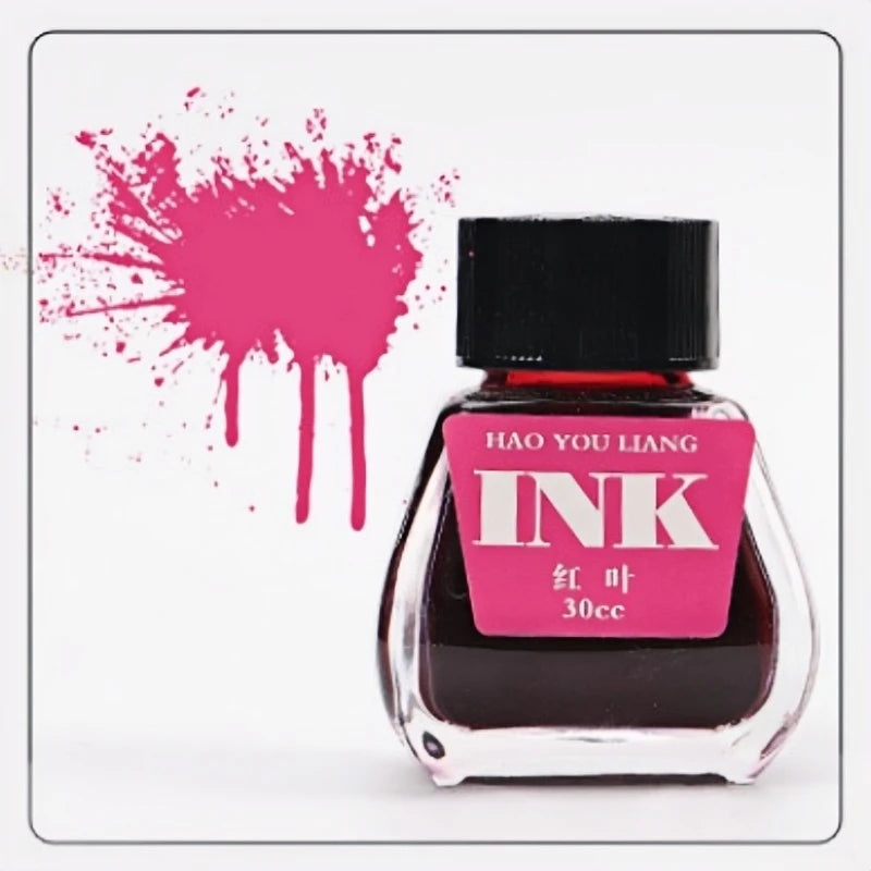 30cc Drawink Ink 16 colours Ink Dye Type Non-carbon non-clogging fountain pen ink Coloured ink Fountain pen light colour ink - Sun Studio