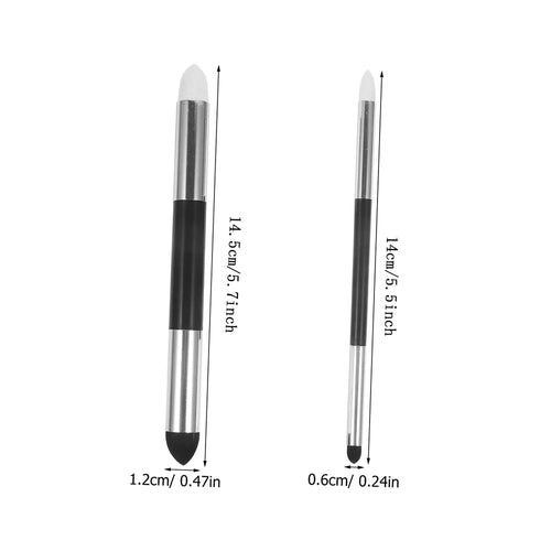 Artist Blending Sponge Pen, 2/4/6 Pcs Double Headed Reusable Rubbing Sponge Sketch Pen Brush Drawing Art Blenders for Sketching - Sun Studio
