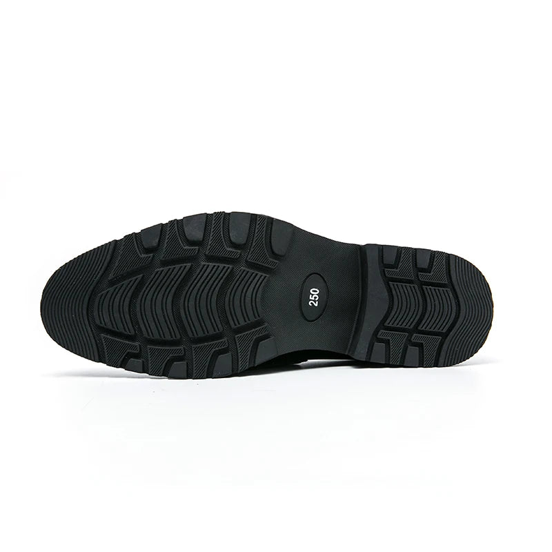 2023 Man Split Leather Shoes Rubber Sole Man Business Office Male Dress Lether Shoes Genuine Leather Wedding Party Shoes Plus 46