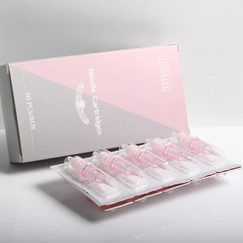 20PCS Cartridge Tattoo Needles Disposable Standard Size Round Liner For Cartridge Tattoo Pen Machine Tattoo Kit - Sun Studio