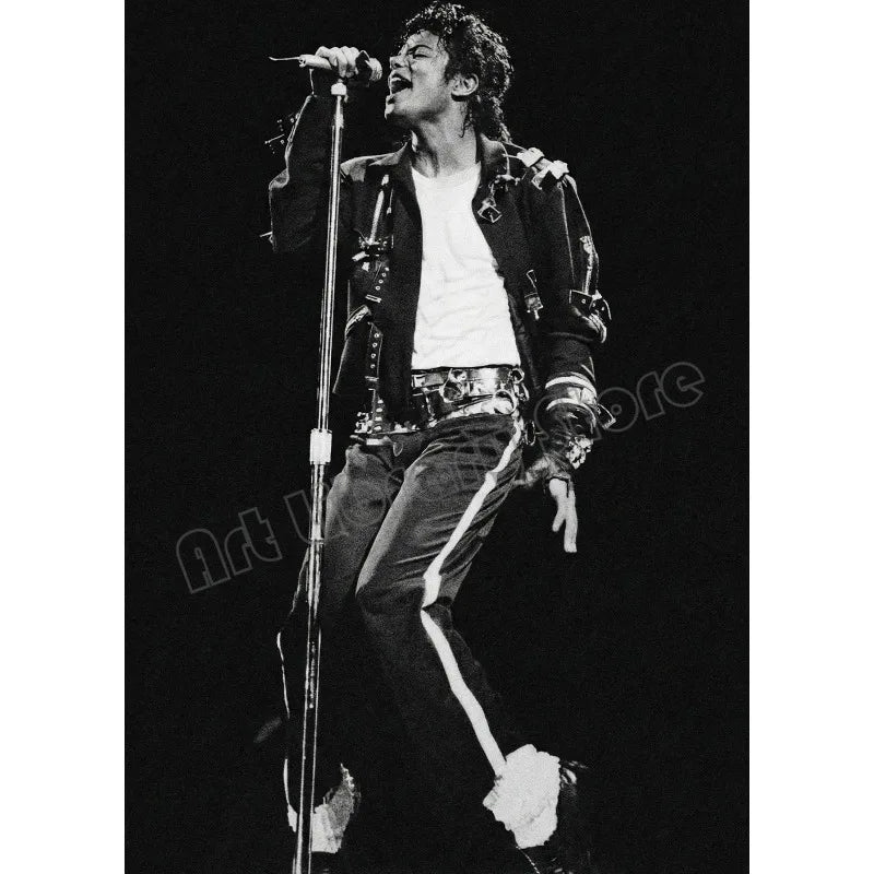 Michael 2026 Movie Biopic Michael-Jackson Style Dance Photography Poster Canvas Painting Wall Art Pictures Home Decor Gift - Sun Studio