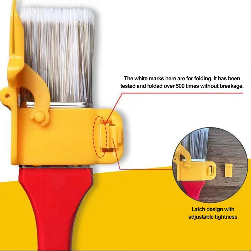 2Pcs/Set Edging Color Separation Paint Brush Handheld Paint Edger Tool Ideal For Indoor and Outdoor Use on Walls and Ceilings - Sun Studio