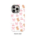 Phone Case for iPhone 16 15 14 13 12 11 X XS XR XSMAX 7 8 Pro Max Plus Luxury Adorable Bunny Double Double-layer Back Cover - Sun Studio