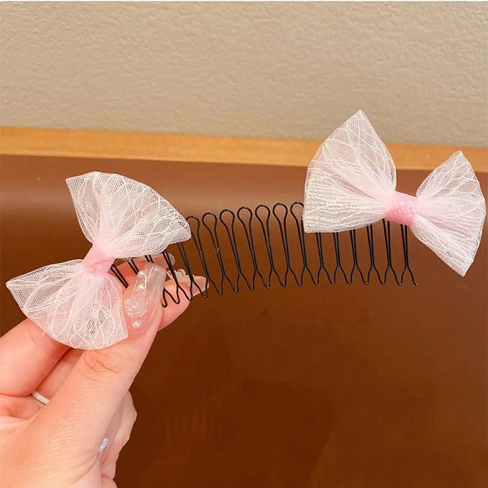 Kids Spring Hair Comb Cartoon Invisible Comb Teeth Extra Hair Holder Sweet U Shape Hair Styling Comb Fixed Combs Girls Hair Wear - Sun Studio