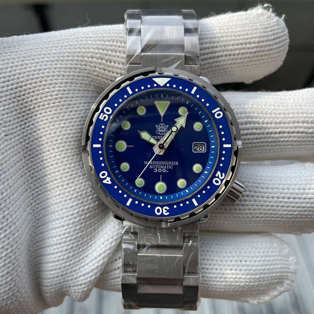 STEELDIVE SD1975 Luxury Automatic Watches Men Dive Watch 30Bar Waterproof Luminous Clock Sapphire Mirror Mechanical Wristwatch