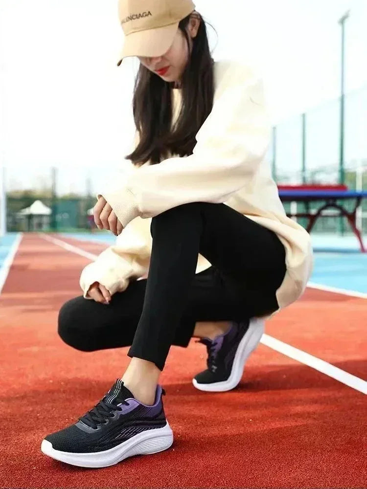Casual Running Summer Fashion Anti Slip Hiking Mesh Breathability Athletic Shoe Tennis Woman Trend 2025 Woman Sneakers Couple