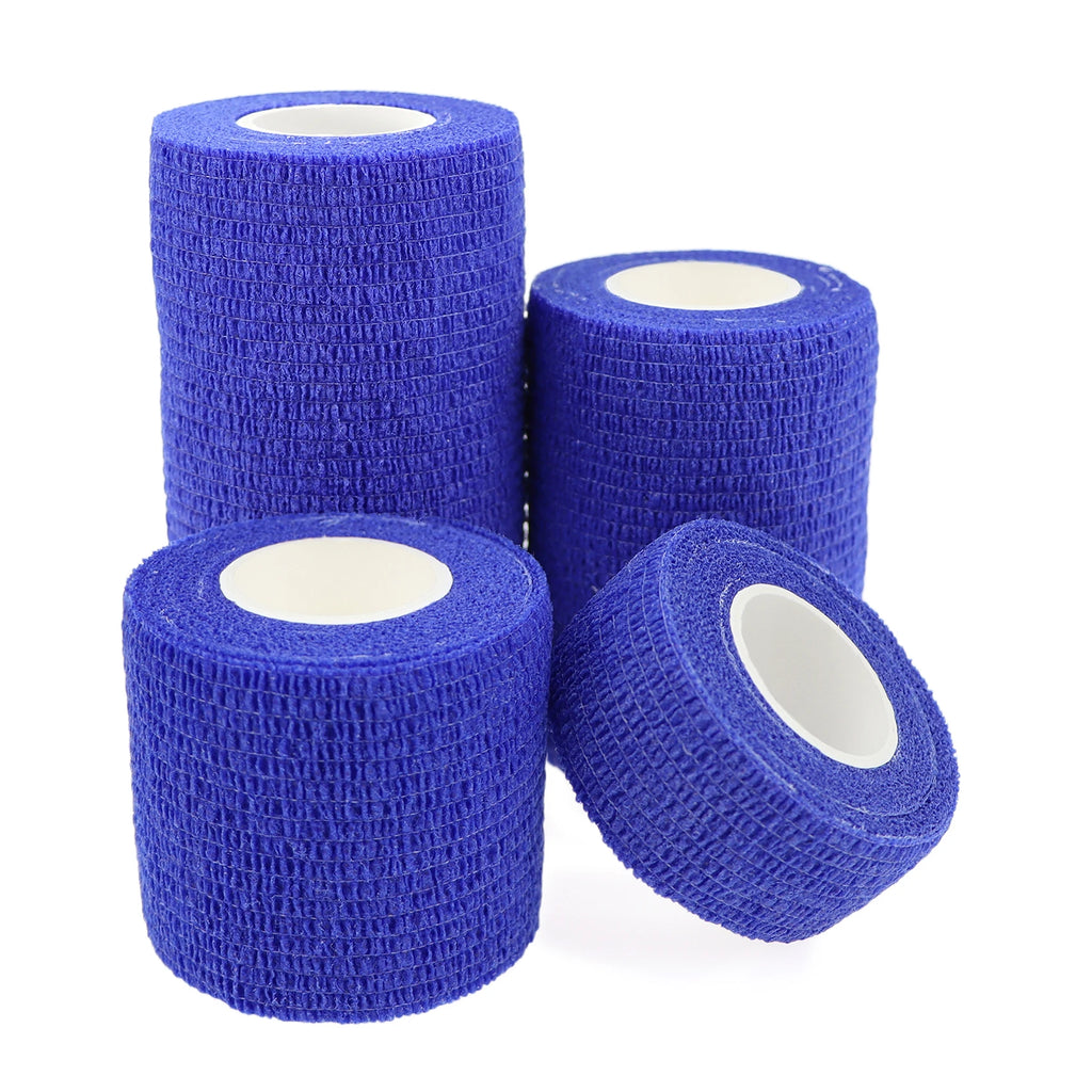 24 Pieces Elastic Bandage Tapes Athletic Tape Elastoplast Sports Recovery Strapping Gym Waterproof Muscle Relief Finger Ankle - Sun Studio