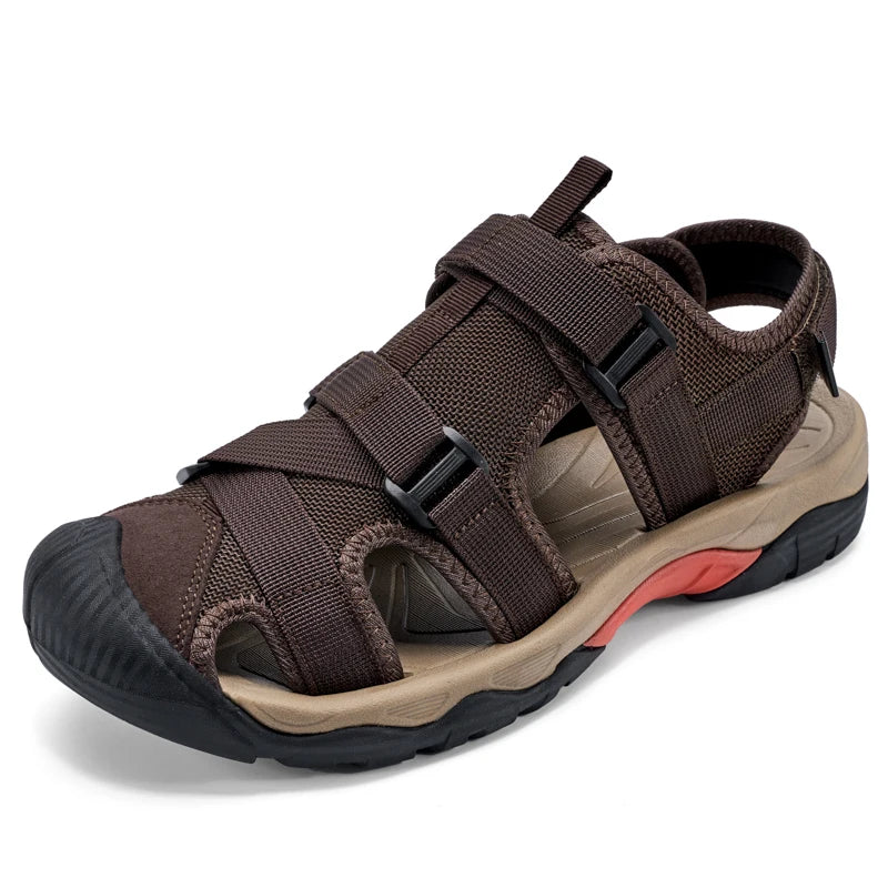 Summer Men Sandals Fashion Men's Casual Shoes Breathable Outdoor Beach Water Sports Shoes Non-slip Man Trekking Toursim Sandals - Sun Studio