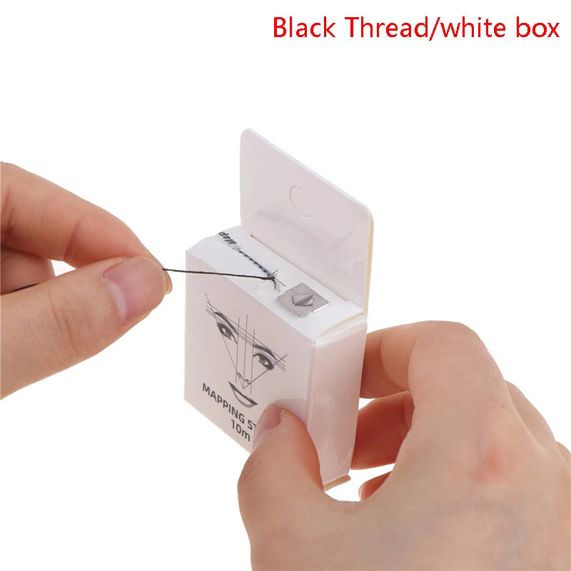 Make Up Dyeing Liners Thread Semi Permanent Positioning Eyebrow Measuring Mapping Tool Pre-ink String For Microblading Eyebow - Sun Studio