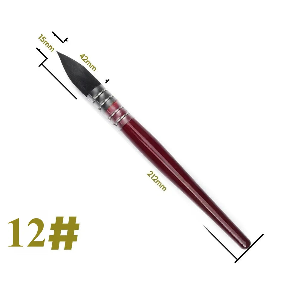 FANBAO 1Pcs Hand-Painting Brushes Professional Watercolor Brush Wood Pen for WaterColor Painting Drawing Art Supplies Artist - Sun Studio