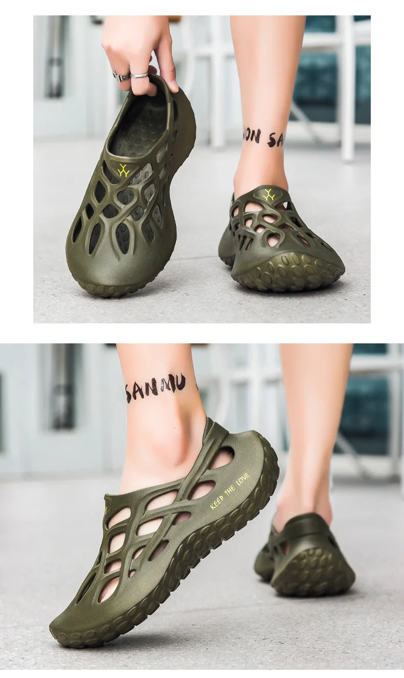 Men Summer Comfortable Breathable Sandals Outdoor Leisure Water Shoes for Hiking and Beach - Sun Studio