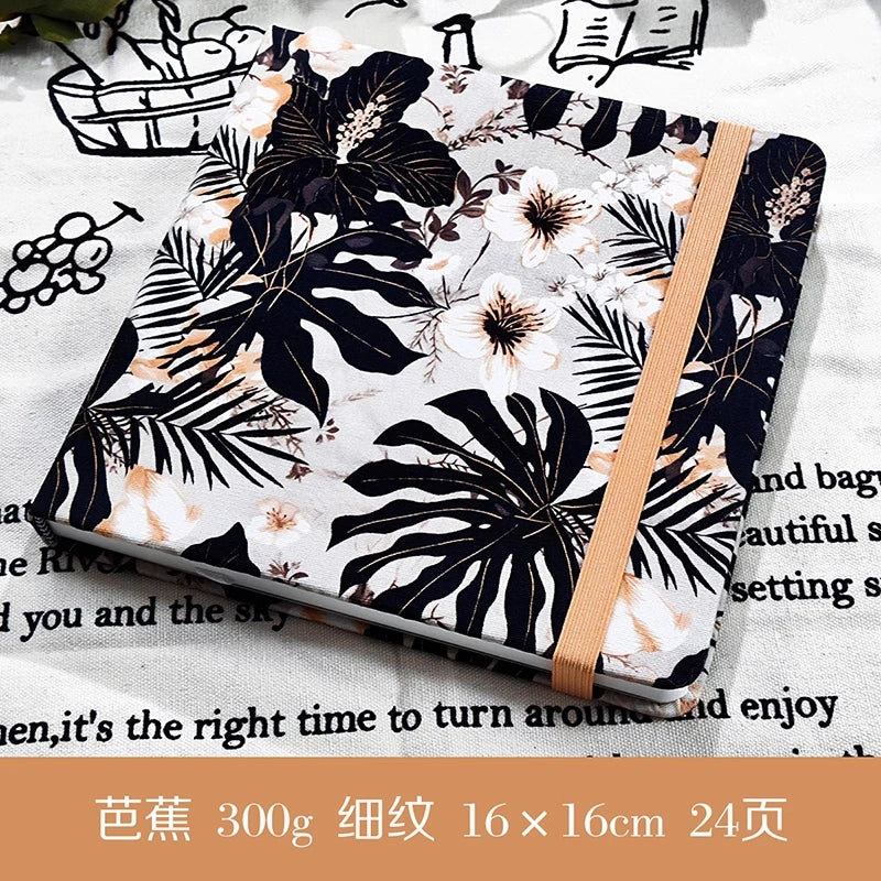 POTENTATE 100% Cotton Watercolor Book Square Sketchbook 300g Art Drawing Sketch Pad potentate бумага акварели - Sun Studio