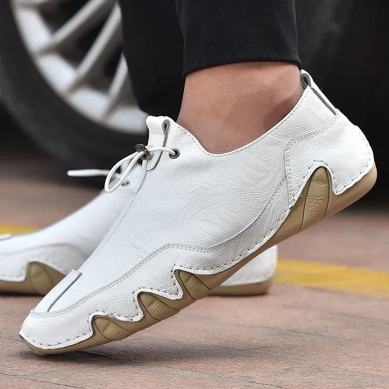 Size 38-47 Men Sneakers Leisure Comfortable Walking Genuine Leather Shoes Sports Outdoor Footwear Loafers Male Trainers 2021 - Sun Studio
