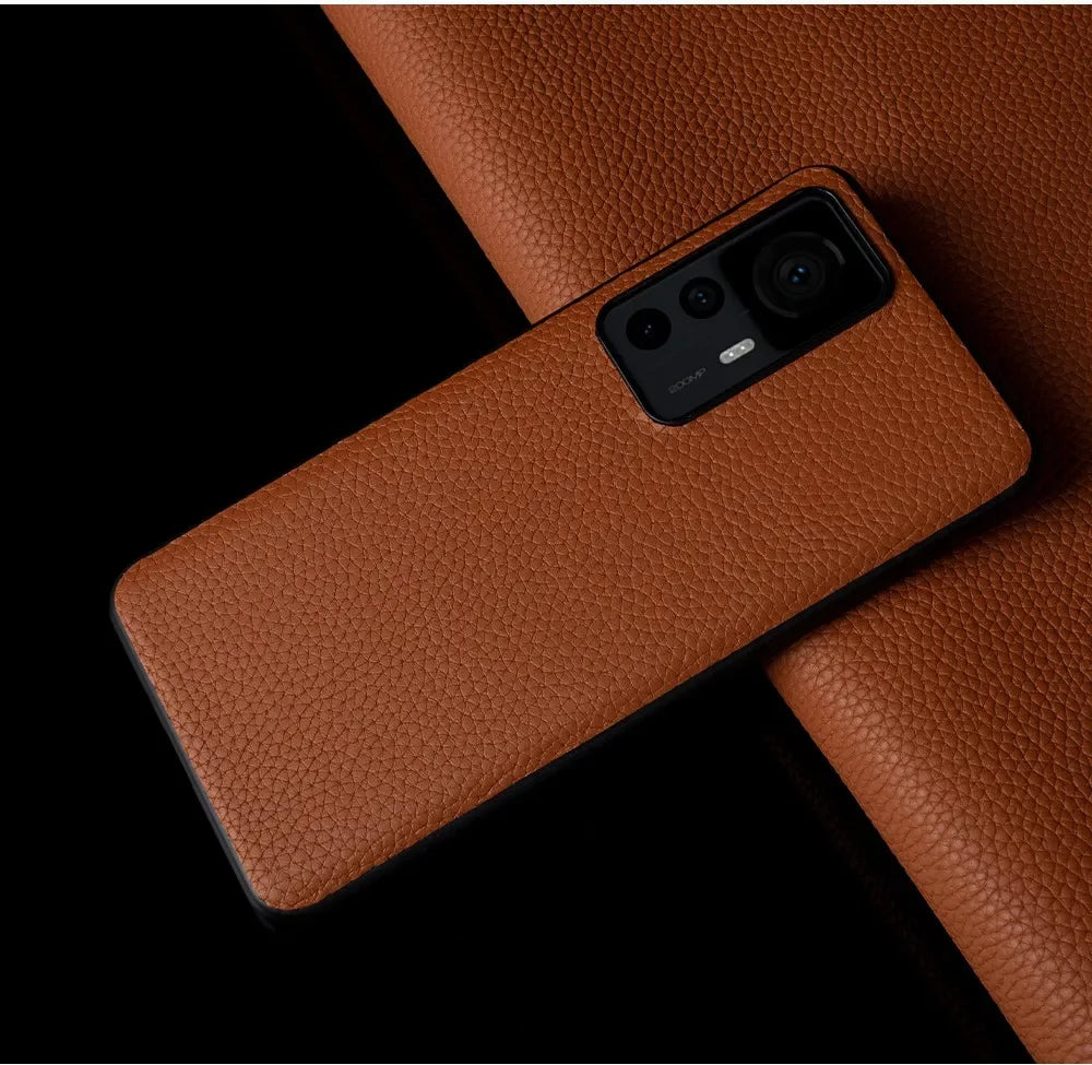 Full Wrapped Cowhide Genuine Leather Case For Xiaomi 12t Pro Mi12Pro 14Pro 13Pro 12SUltra 12Lite 11T Business Phone Cover Fundas