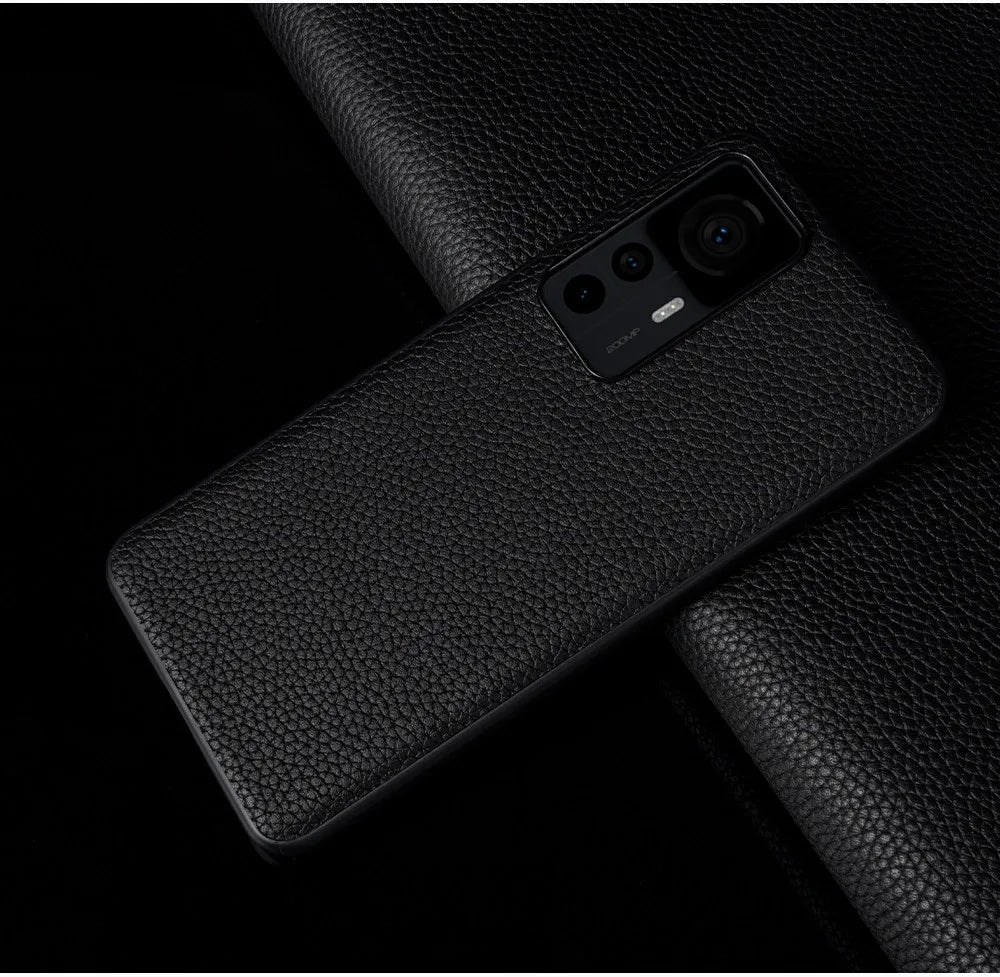 Full Wrapped Cowhide Genuine Leather Case For Xiaomi 12t Pro Mi12Pro 14Pro 13Pro 12SUltra 12Lite 11T Business Phone Cover Fundas - Sun Studio