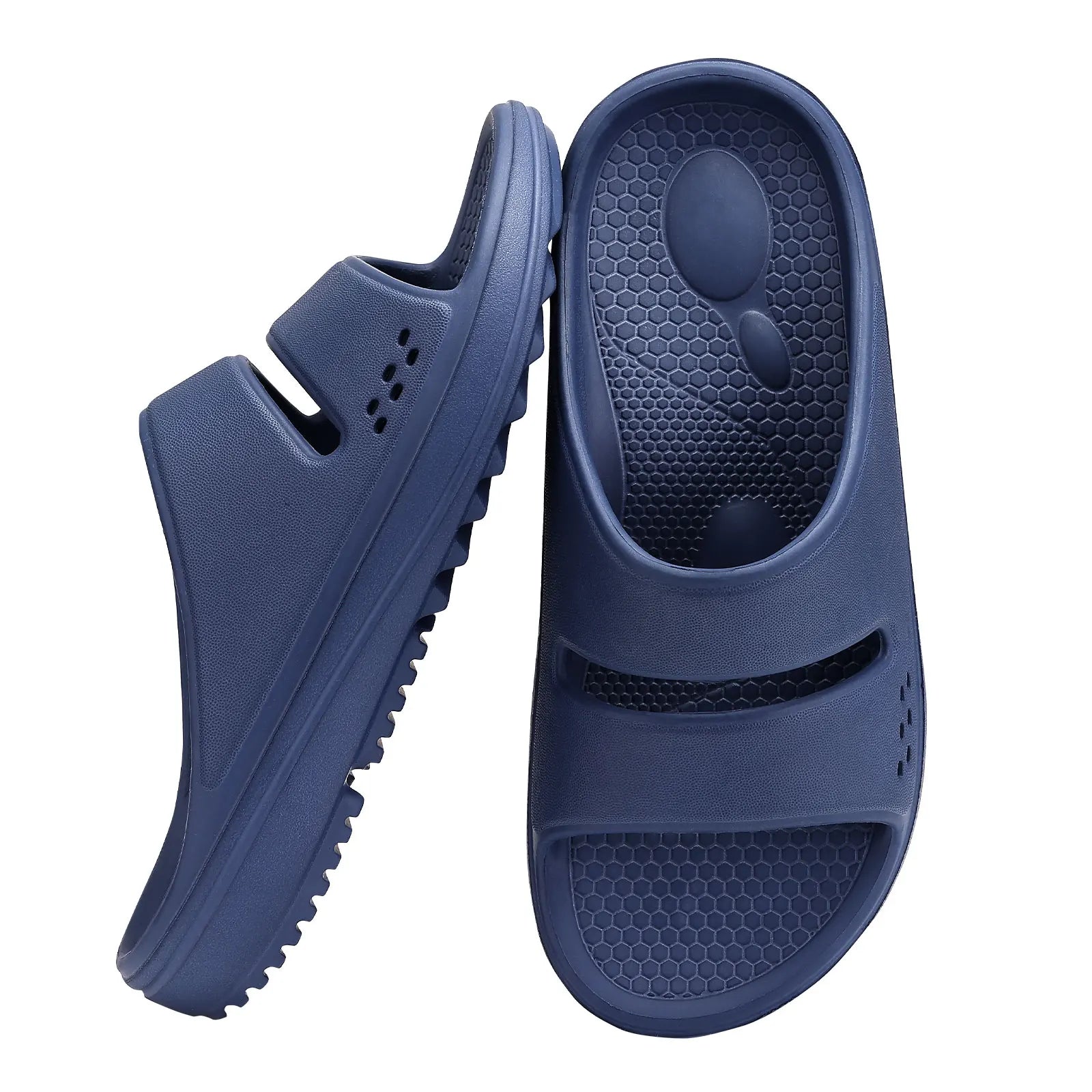 VESANBE Men Recovery Slides Women Arch Support Slides Summer Beach Sandals Light Orthotic Men Sandals Outdoor Breathable Sandals - Sun Studio