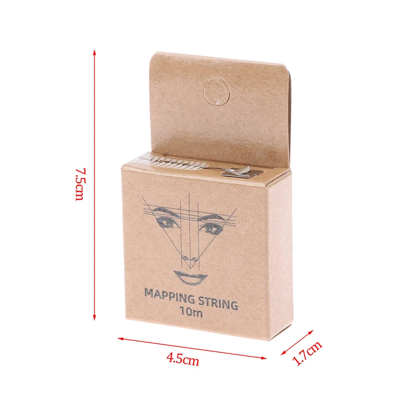 Make Up Dyeing Liners Thread Semi Permanent Positioning Eyebrow Measuring Mapping Tool Pre-ink String For Microblading Eyebow - Sun Studio