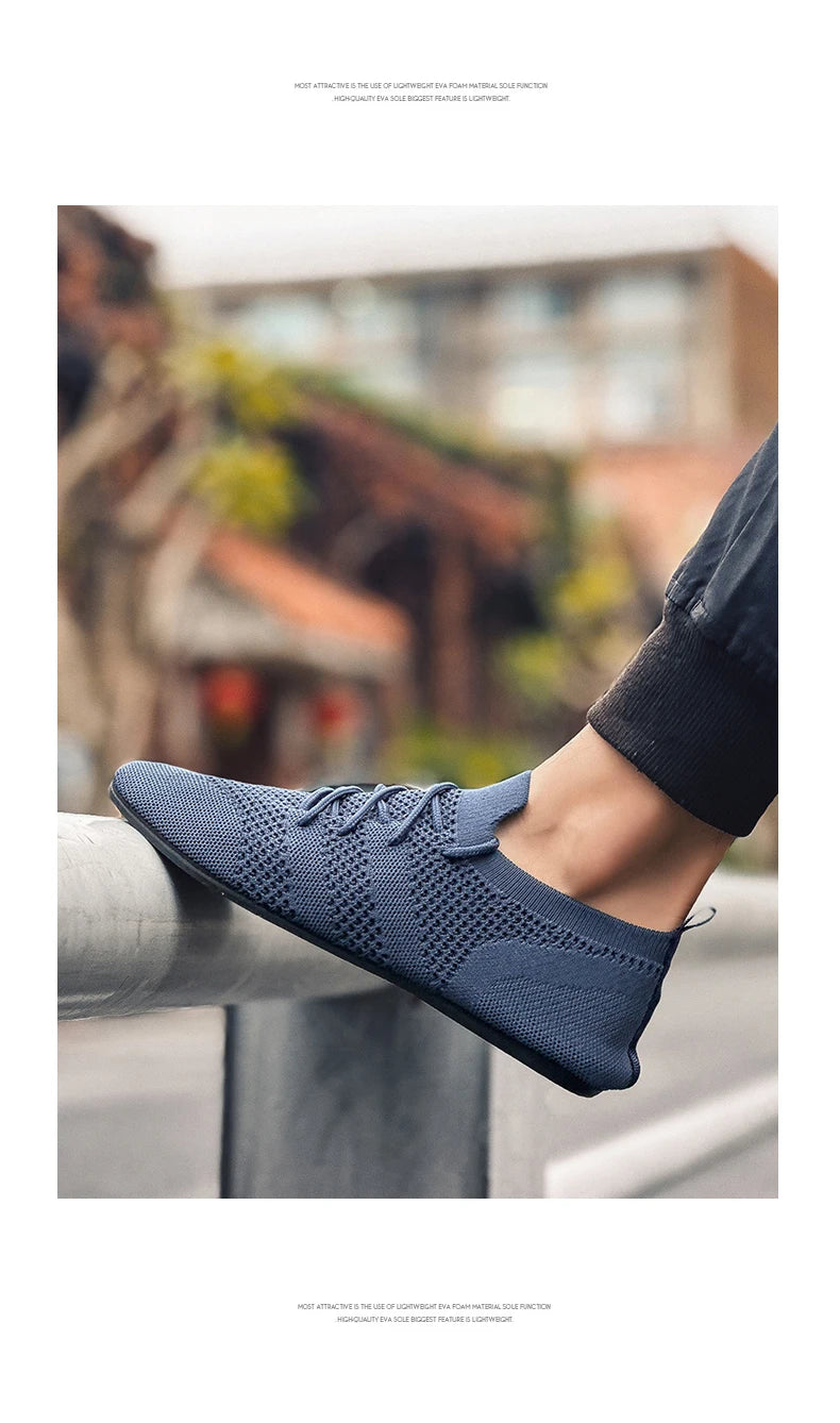 YRZL Mesh Loafers Men Driving Moccasins High Quality Flats Walking Shoes Breathable Non Slip Casual Loafers Summer Mens Shoes - Sun Studio