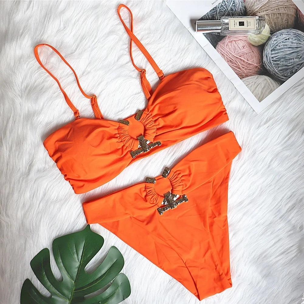 Pink Sexy Bikinis 2026 Women's Swimwear Female Swimsuit Swim Wear Bathing Suits Brazilian Girls Bikini Set Beachwear Pool Bather - Sun Studio