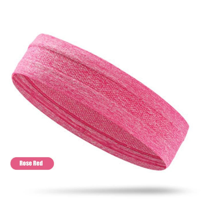 Outdoor Exercise Sweat Absorption Fitness Headband Man Woman Headband Elastic Bicycle Yoga Exercise Sweat Band - Sun Studio
