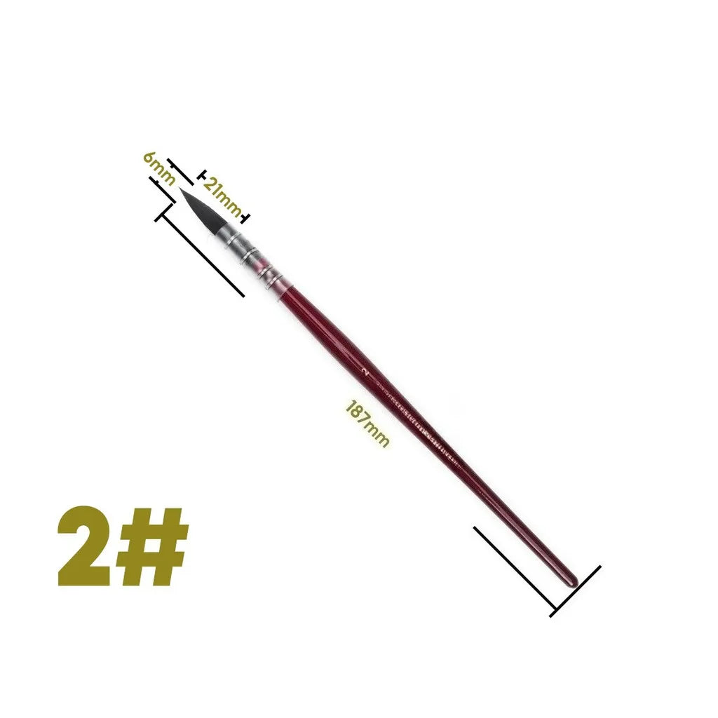 FANBAO 1Pcs Hand-Painting Brushes Professional Watercolor Brush Wood Pen for WaterColor Painting Drawing Art Supplies Artist - Sun Studio