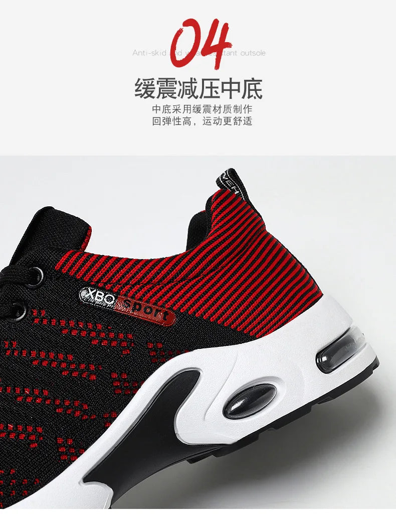 Shoes men 2025 new trend men's shoes breathable lace-up running Korean version light casual sports - Sun Studio