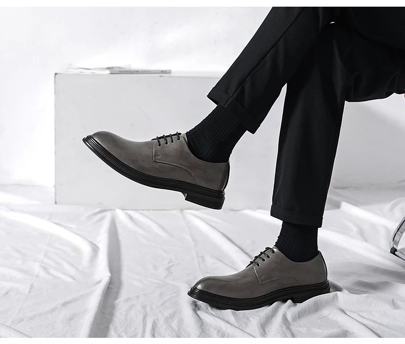 2024 Italian Dress Shoes Men Wedding Party Shoes High Quality Casual Loafer Male Designer Flat Shoes Zapatos Hombre Plus Size 47 - Sun Studio
