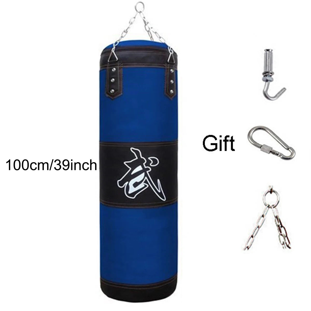 Punch Sandbag Heavy Boxing Punching Bag with Ceiling Hook Steel Chain Fitness Training MMA Kickboxing Muay Thai Karate Taekwondo - Sun Studio