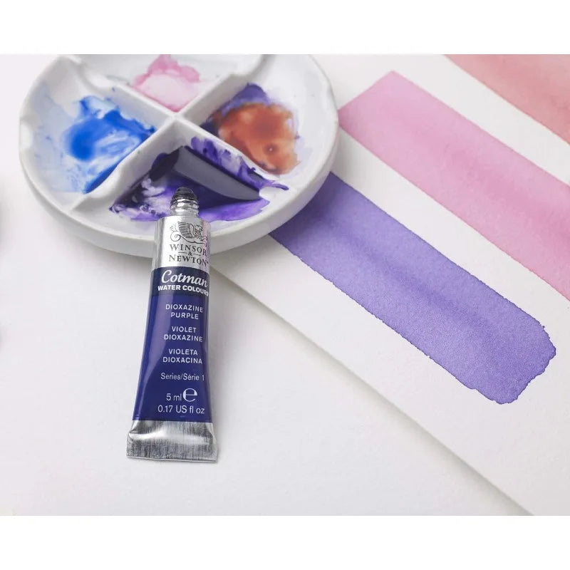 Winsor & Newton Cotman Watercolor Paint Tubes Set - 5ml Tubes (10 or 20 Colors) for Artists, Beginners & Sketching - Sun Studio