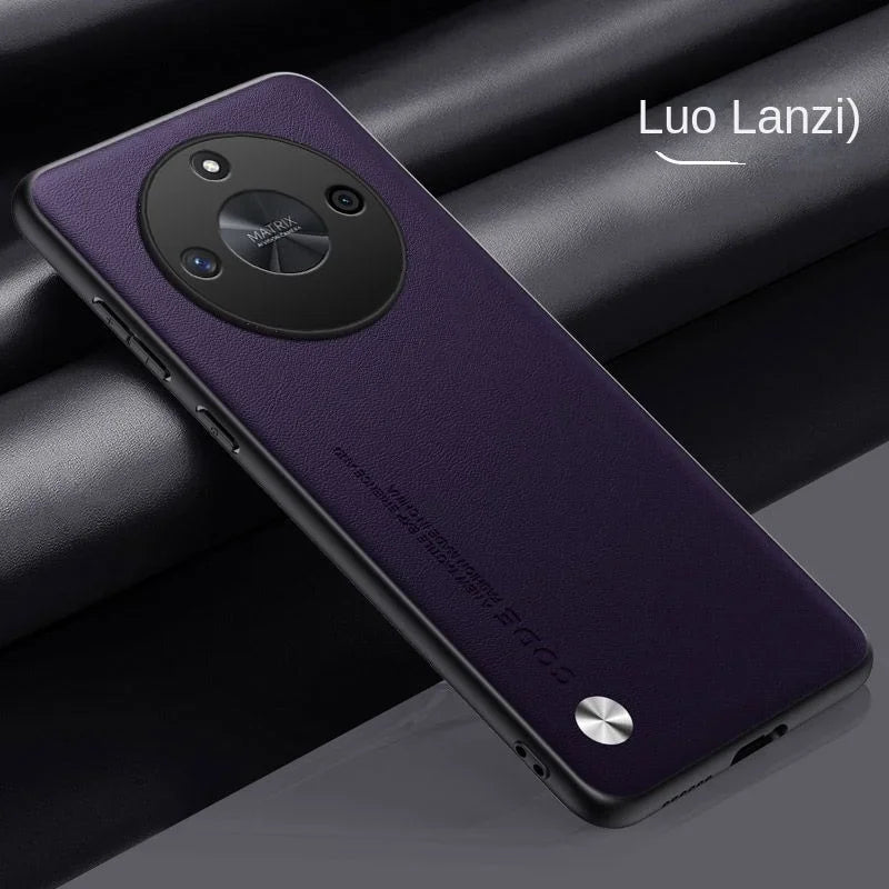 Leather Shockproof Case For Huawei Honor X9B X9A X8A X7A Magic 7 Lite Pro Soft Leather Grain Slim Texture Protect PC Cover Funda - Sun Studio
