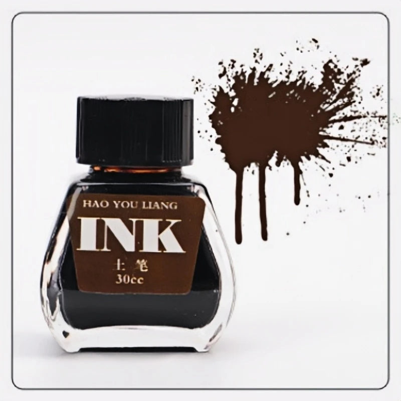 30cc Drawink Ink 16 colours Ink Dye Type Non-carbon non-clogging fountain pen ink Coloured ink Fountain pen light colour ink - Sun Studio