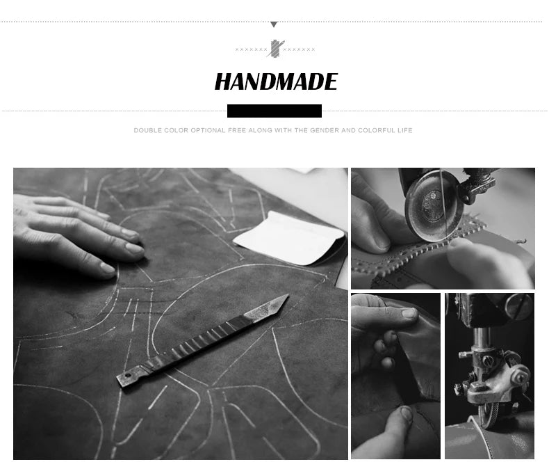 Handmade Leather Casual Men Shoes Ankle Boots Men Loafers Comfort Walking Shoes Men Flats Hot Sale Moccasins Shoes Plus Size - Sun Studio