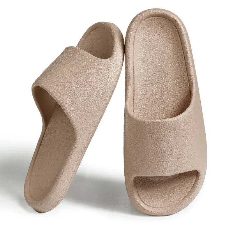 Summer NEW Slippers For Men Women Eva Soft Bottom Slippers Indoor House Slides Flat Sandals Outdoor Beach Shoes Man Flip Flops - Sun Studio