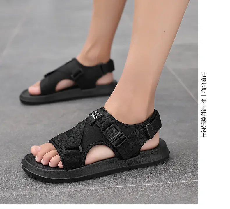 Casual Versatile Trendyy Roman Sandals Non-slip Wear-resistant High-looking Sandals Outdoor Casual Slippers Indoor Sandals Women - Sun Studio