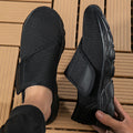 Sneakers Men Orthopedics Wide Feet Swollen Walking Casual Shoes Thumb Eversion Adjusting Soft Comfortable Light Man Shoes Black - Sun Studio
