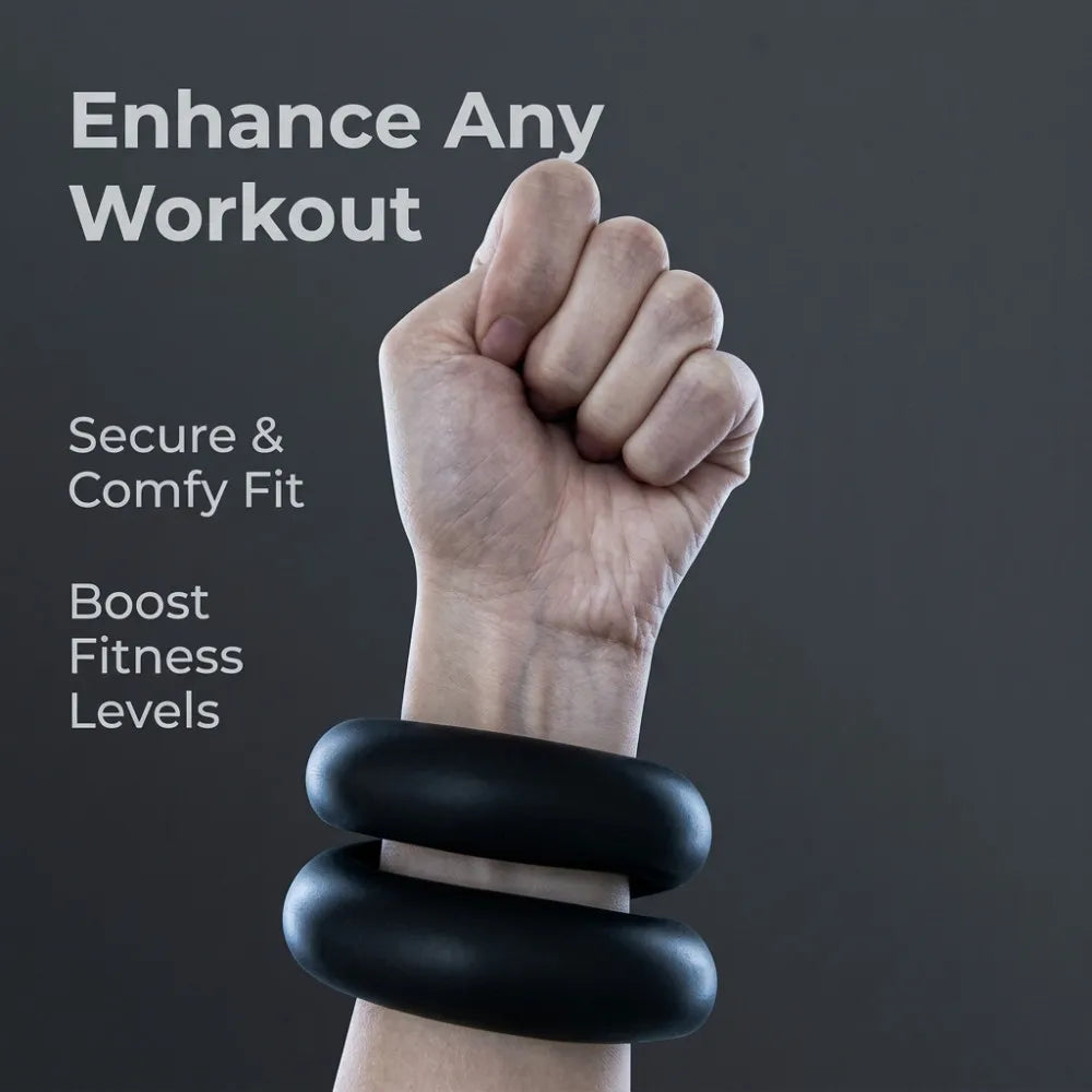 1Pcs Adjustable Wrist & Ankle Weights Ring Fitness Wristband Exercise Men And Women Wearable For Yoga Swim Jogging Pilates - Sun Studio
