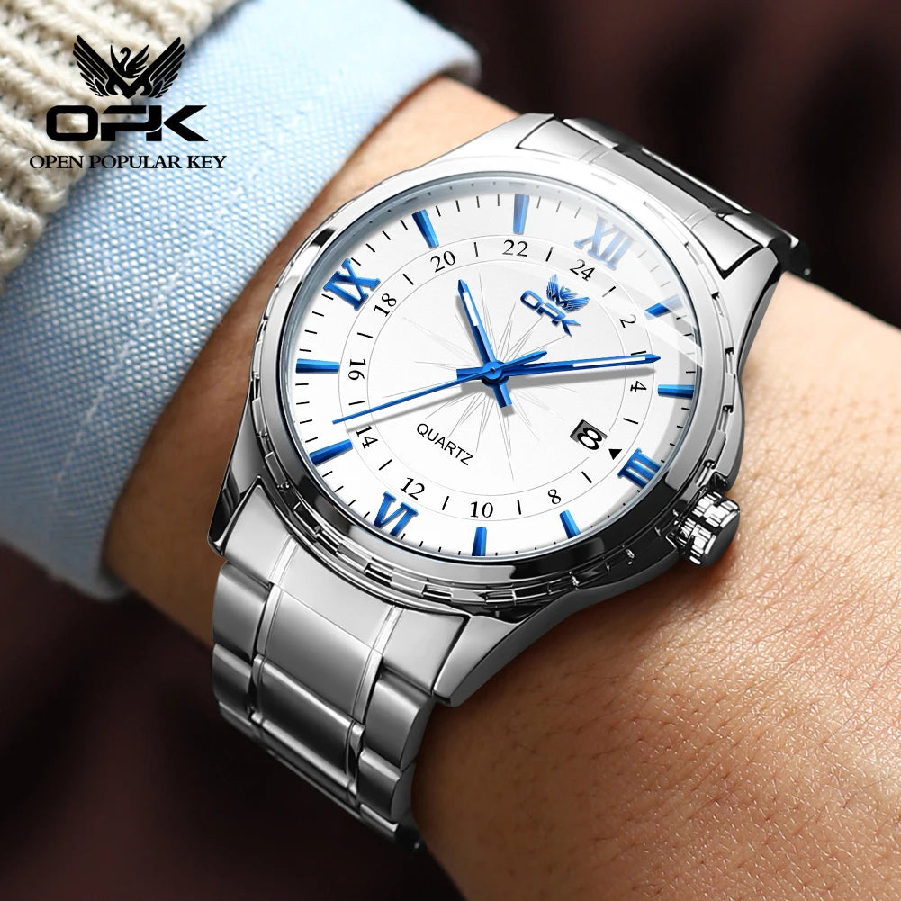 OPK Brand Men's Watches Stainless steel Roman Scale 6003 - Sun Studio