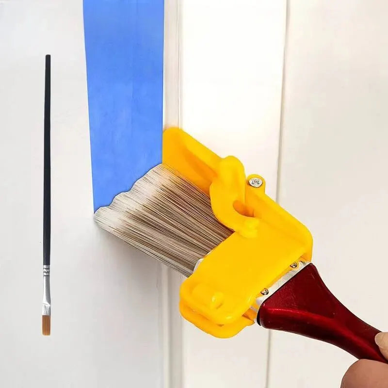 2Pcs/Set Edging Color Separation Paint Brush Handheld Paint Edger Tool Ideal For Indoor and Outdoor Use on Walls and Ceilings - Sun Studio
