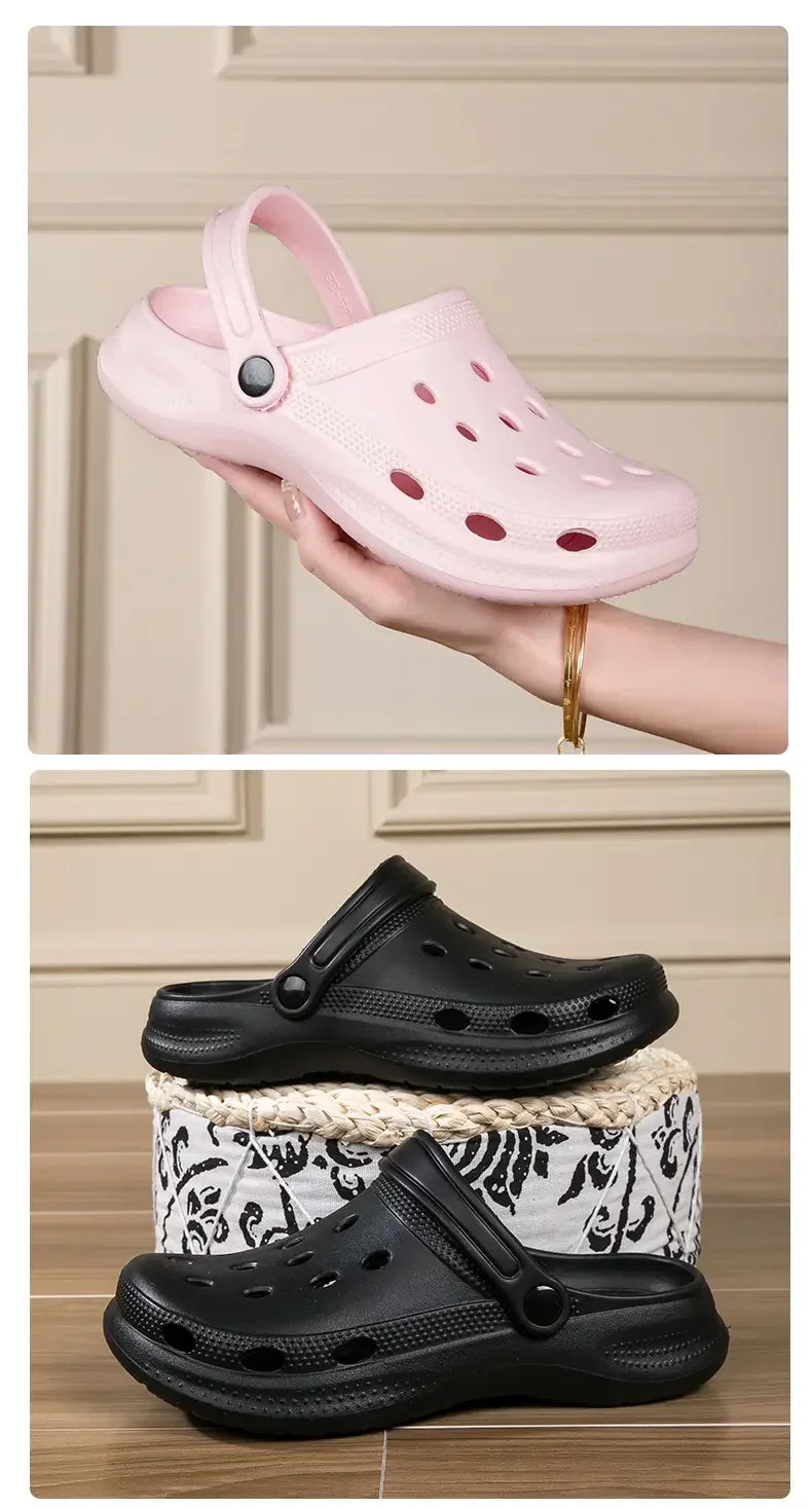 2026Summer Men Clogs Sandals Men's and Women's Leisure Slippers Beach Slides Home Garden Shoes Outdoor Sandals Plus Size46 47 48 - Sun Studio
