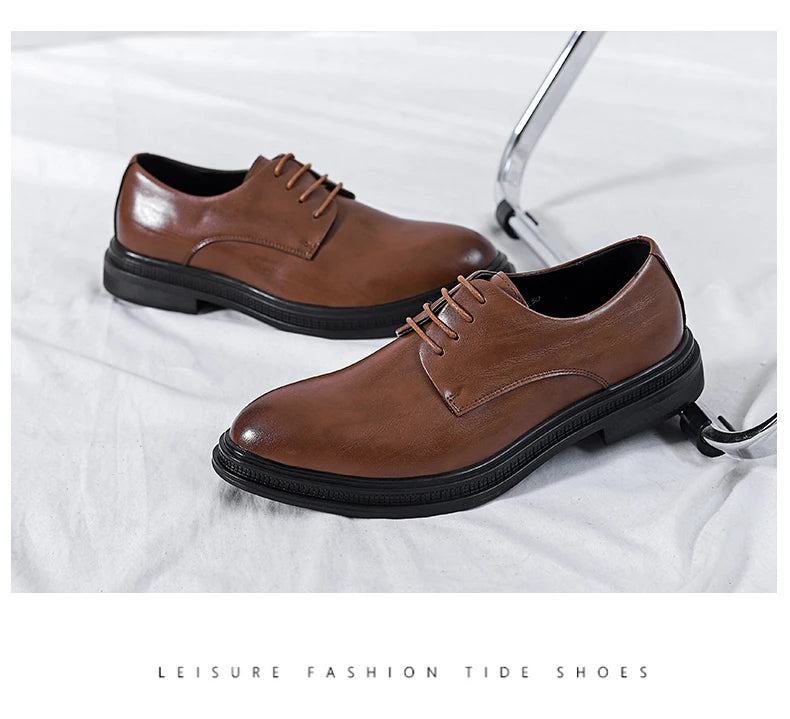 2024 Italian Dress Shoes Men Wedding Party Shoes High Quality Casual Loafer Male Designer Flat Shoes Zapatos Hombre Plus Size 47 - Sun Studio