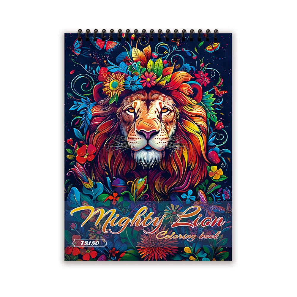 30 Sheets Stress Relief Coloring Book, 11.2x 8.3in,100gsm Thick Paper, Spiral Bound, Halloween Gift, Christmas Gift Option