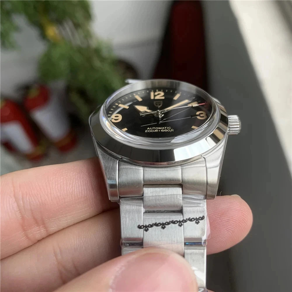 PAGANI DESIGN 2026 New 36MM Men Automatic Mechanical Watches NH35 Sapphire Stainless Steel AR Coating 20Bar Clock Watch for Men - Sun Studio