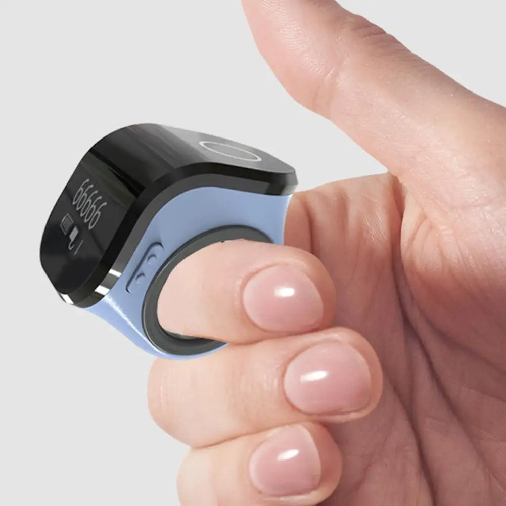 Mini Stitch Marker Row Finger Counter LCD Electronic Digital Display Hand Tally - Sun Studio