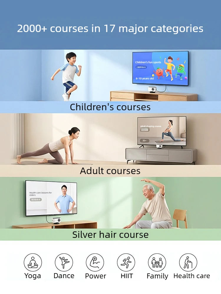 Fitness Magic Box AI, Intelligent Somatosensory Exercise, TV Projection, Console Game Dance Machine Home Fitness Equipment - Sun Studio