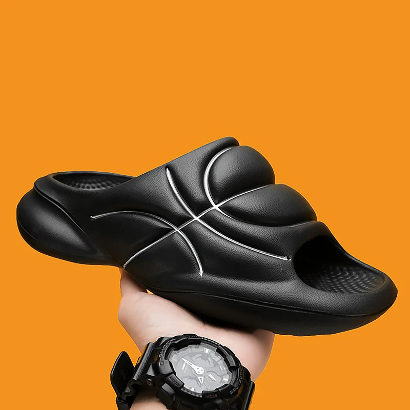 Slippers for men in summer trendy for outdoor sports dual purpose anti slip and odor resistant sandals basketball Slippers - Sun Studio